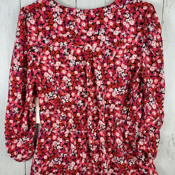 Meraki Women's Floral Blouse Size Medium - Picture 2 of 7